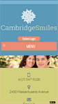 Mobile Screenshot of cambridgesmiles.com